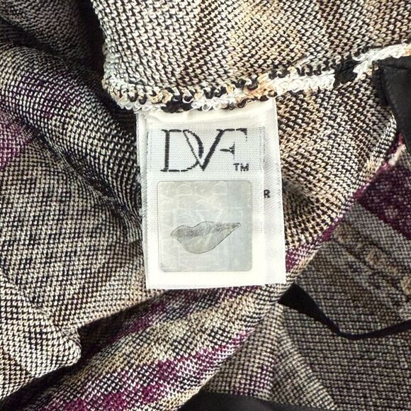 Diane Von Furstenberg DVF ELEANOR Jacquard A Line Dress Banded Dot - Women’s US - Picture 8 of 12